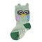 Wrapables Peek A Boo Animal Non-Skid Toddler Socks (Set of 6), Zoo Animals Large